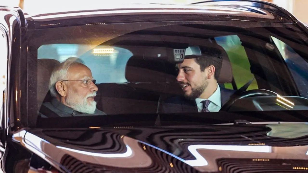 Narendra Modi Hussein bin Abdullah al-Hashimi India Jordan