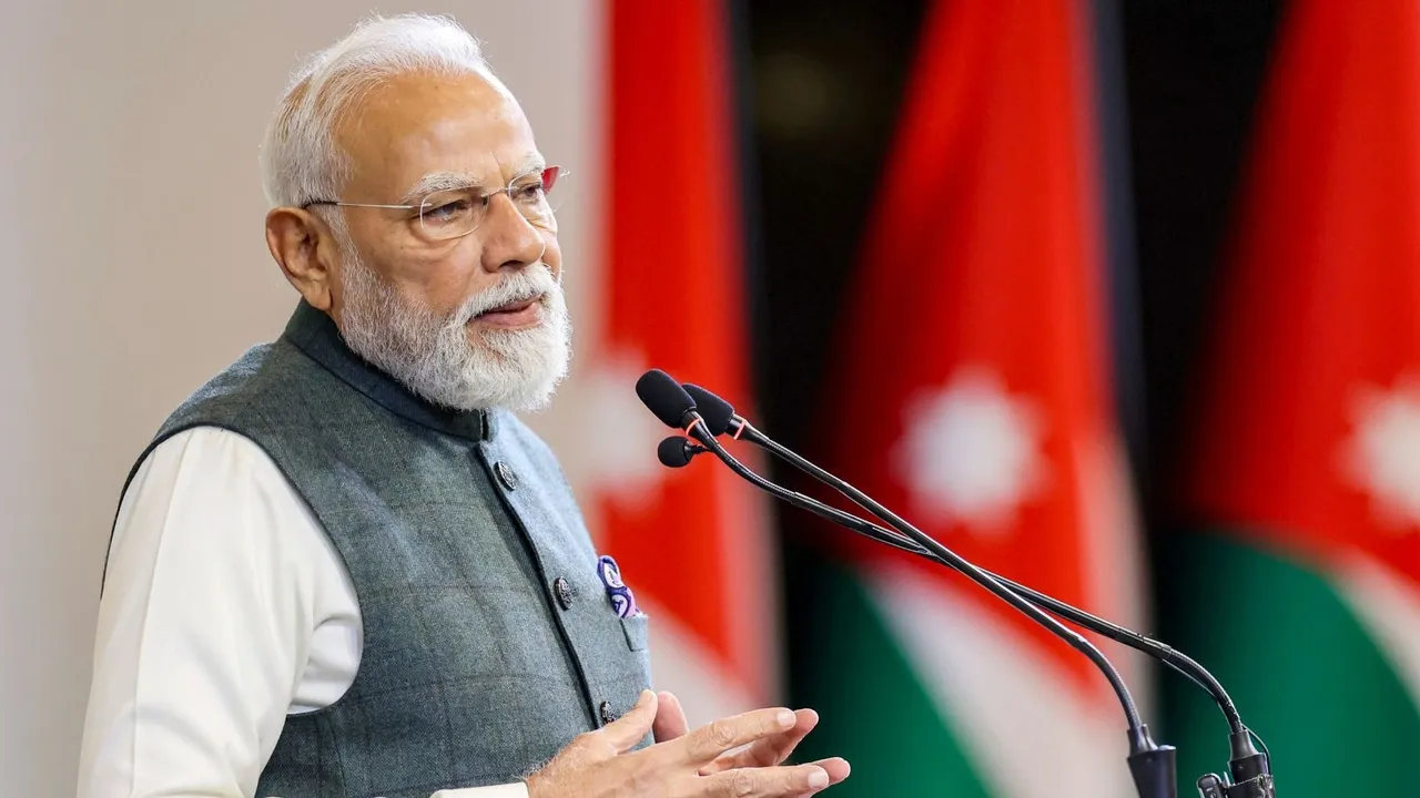 PM Modi Jordan Visit