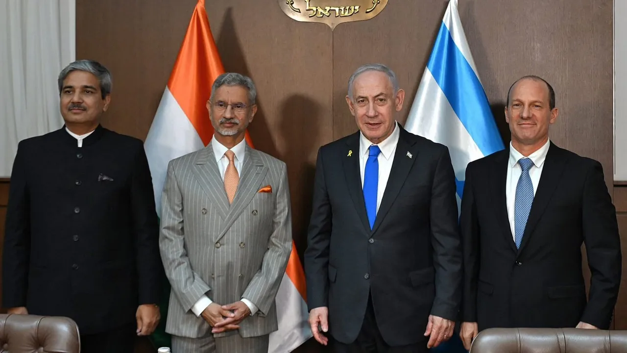 S Jaishankar Benjamin Netanyahu