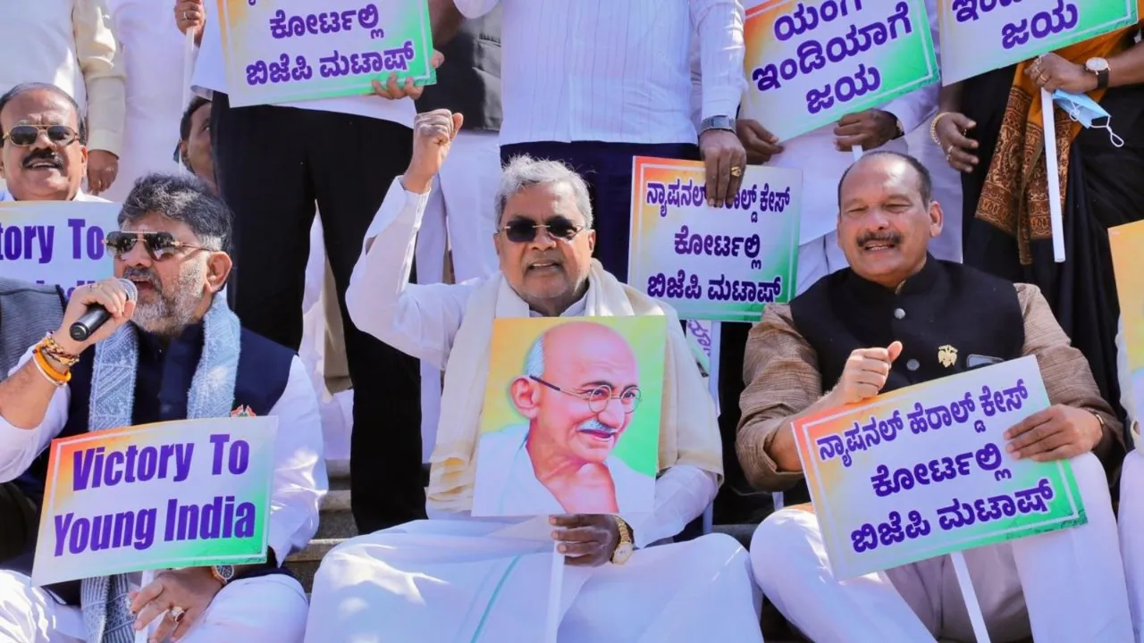 Siddaramaiah D K Shivakumar National Herald Case