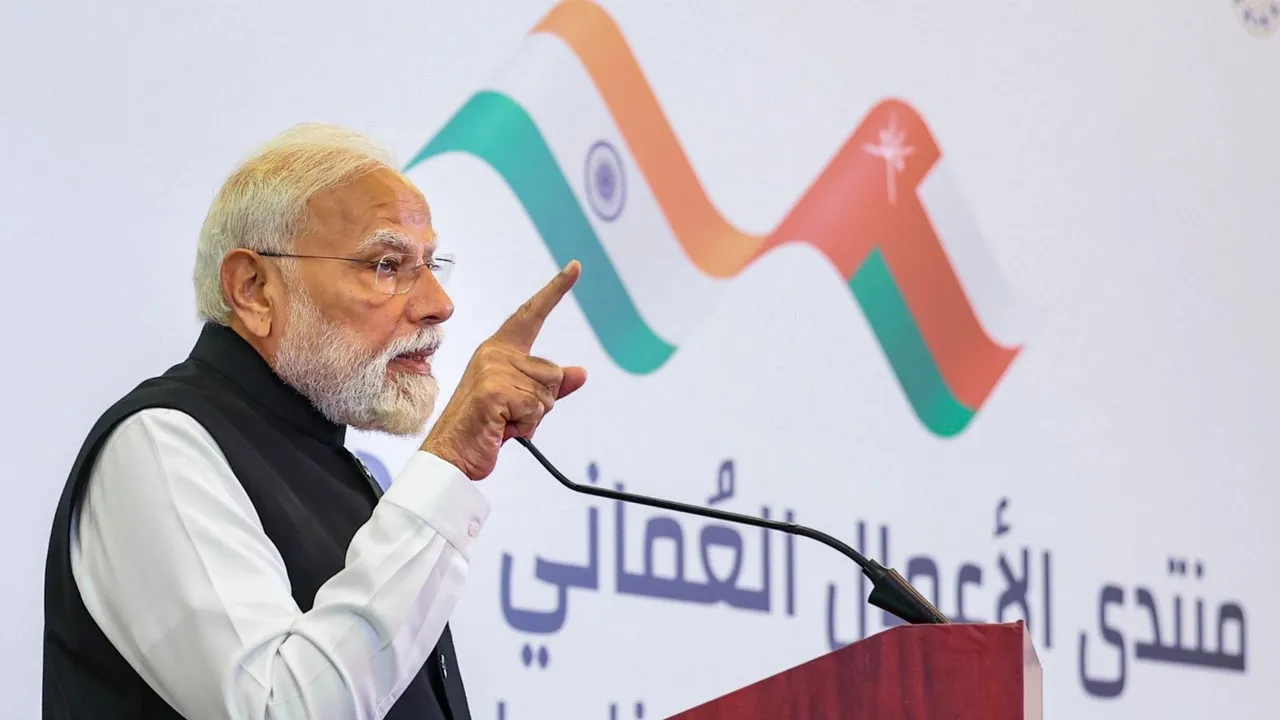 Narendra Modi in Oman Muscat