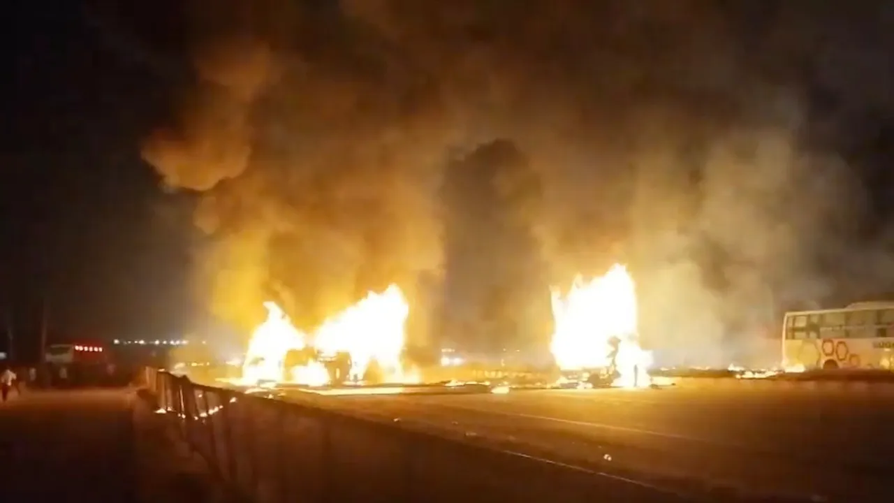 Chitradurga bus fire