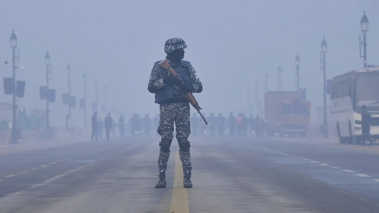 Air pollution in Delhi Pollution Delhi Police Security