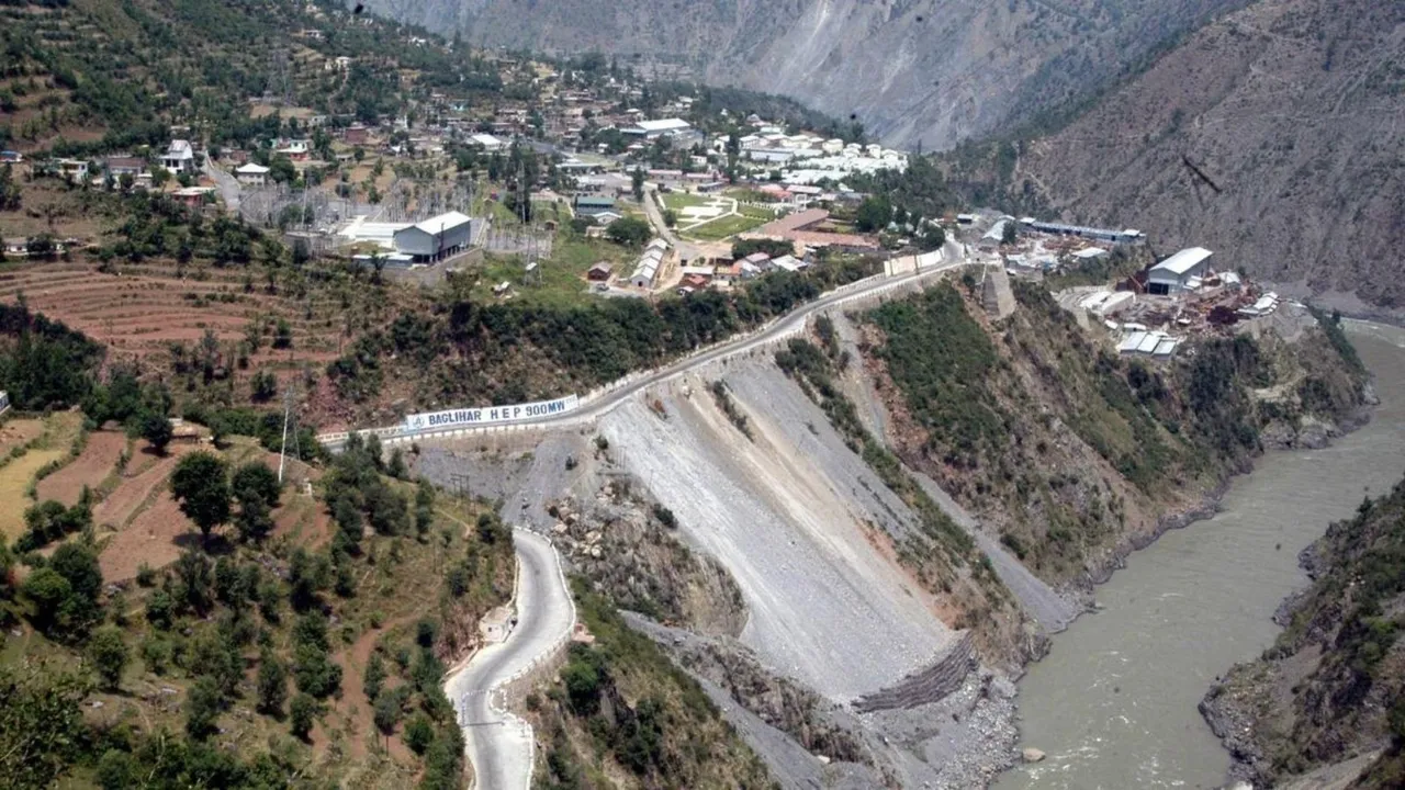 Dulhasti Hydel Power Project on Chenab