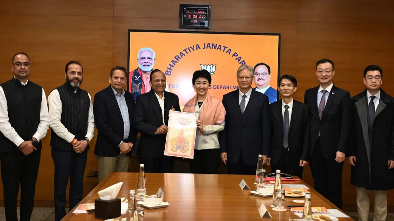 Delegation from Communist Party of China visits BJP headquarters in Delhi
