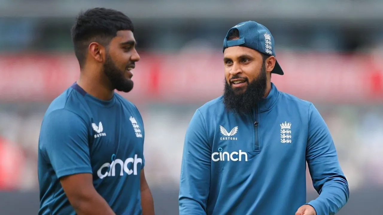 Adil Rashid and Rehan Ahmed