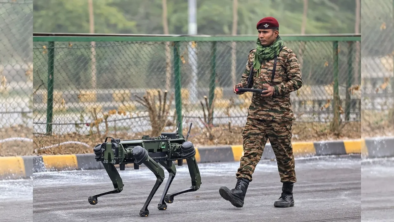 Army Day Parade Robotic mule