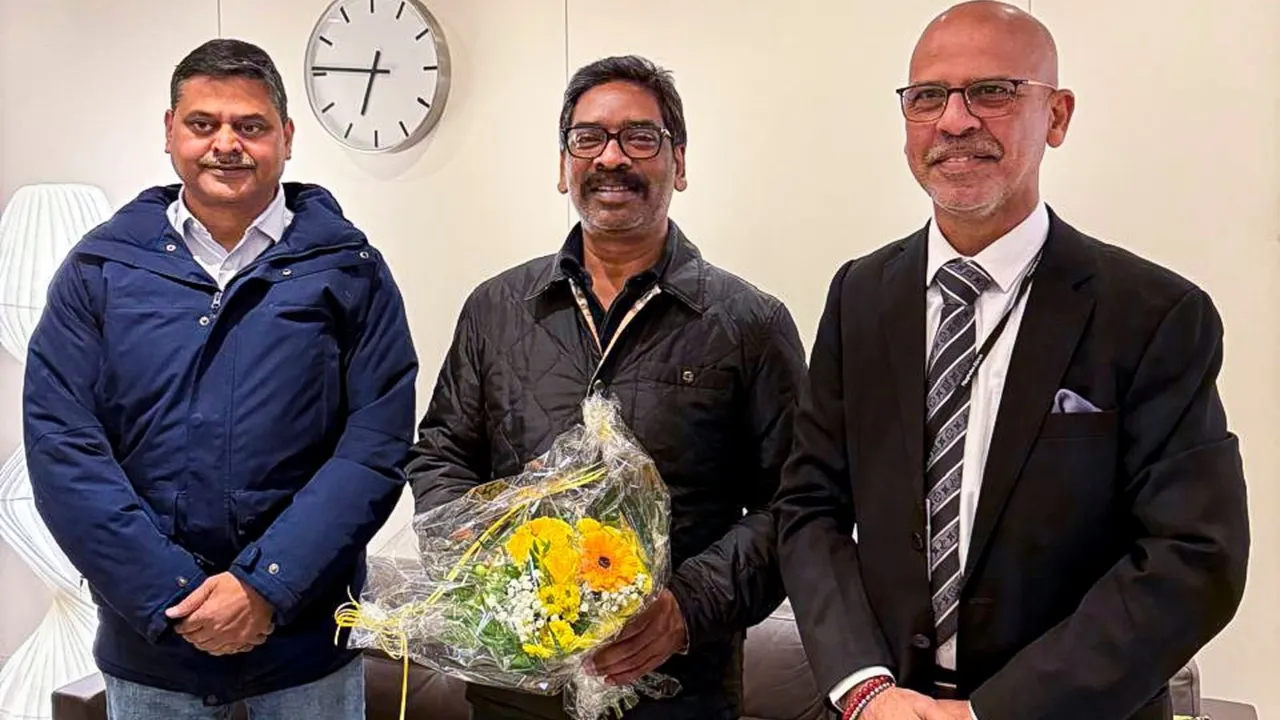 Hemant Soren Jharkhand At Davos Jharkhand At WEF