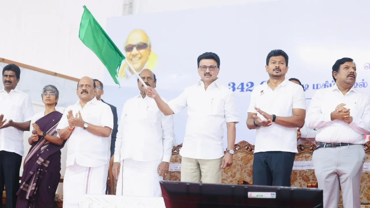 M K Stalin Mamallan Reservoir