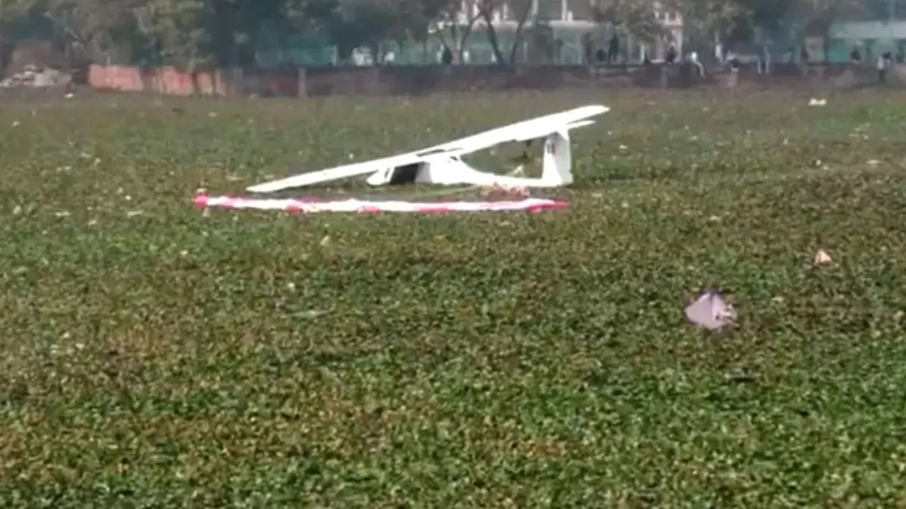 IAF training aircraft crash Prayagraj