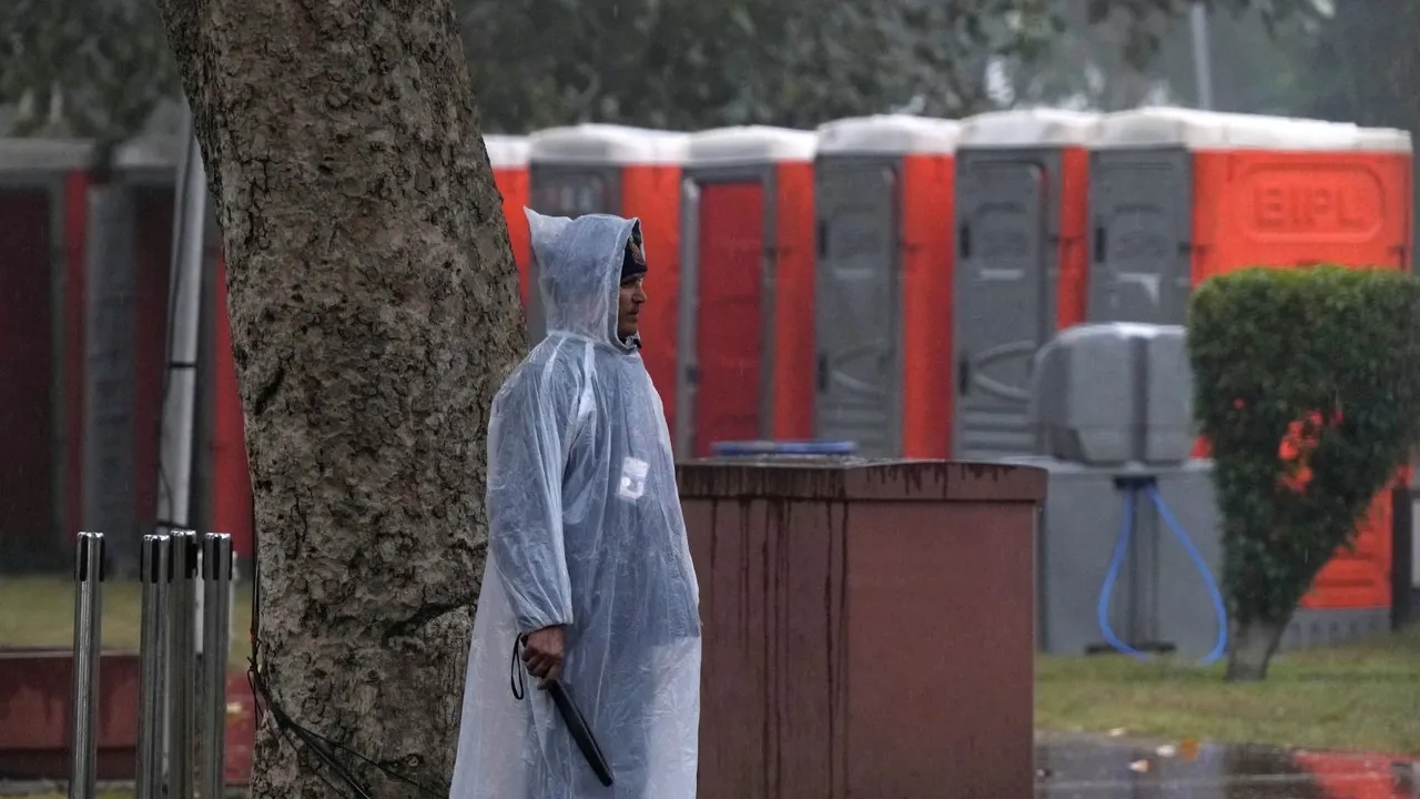 Delhi Rains Republic Day