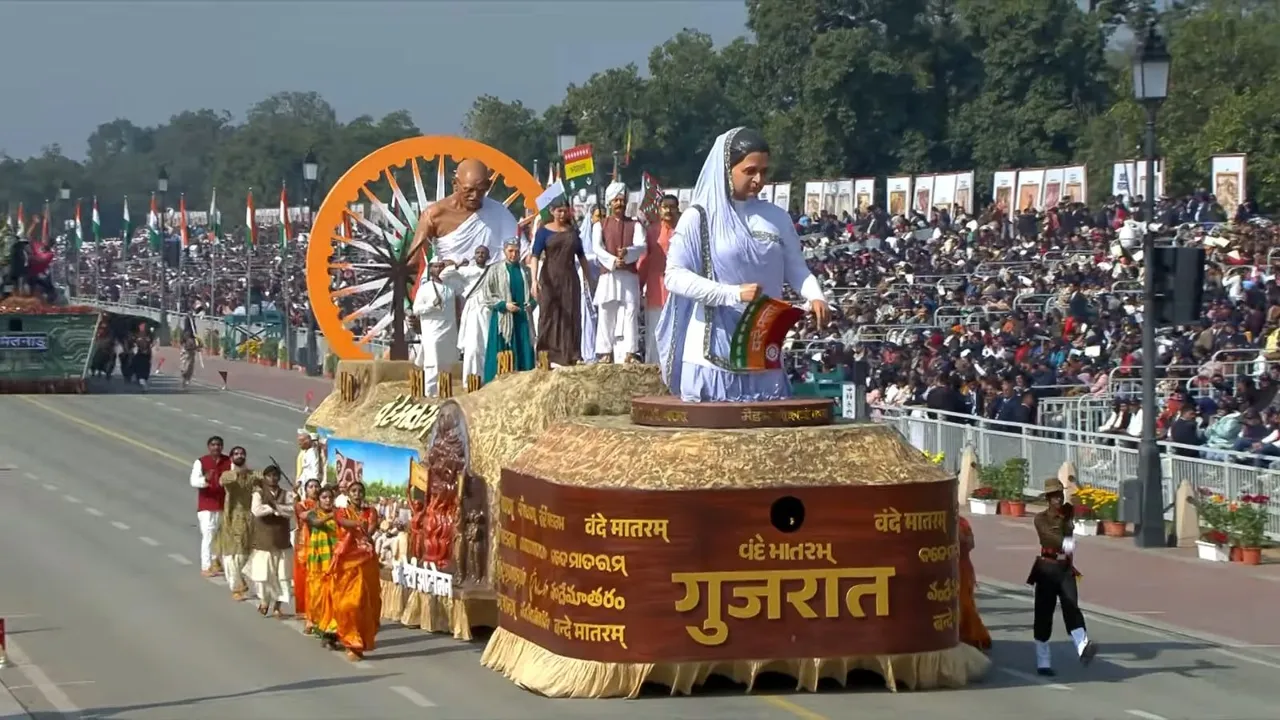 Gujarat Tableau Republic Day