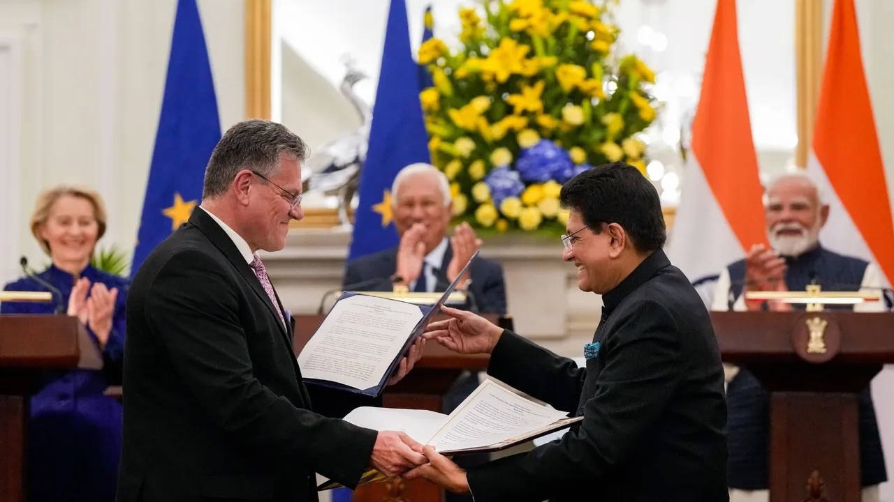 India EU FTA Piyush Goyal