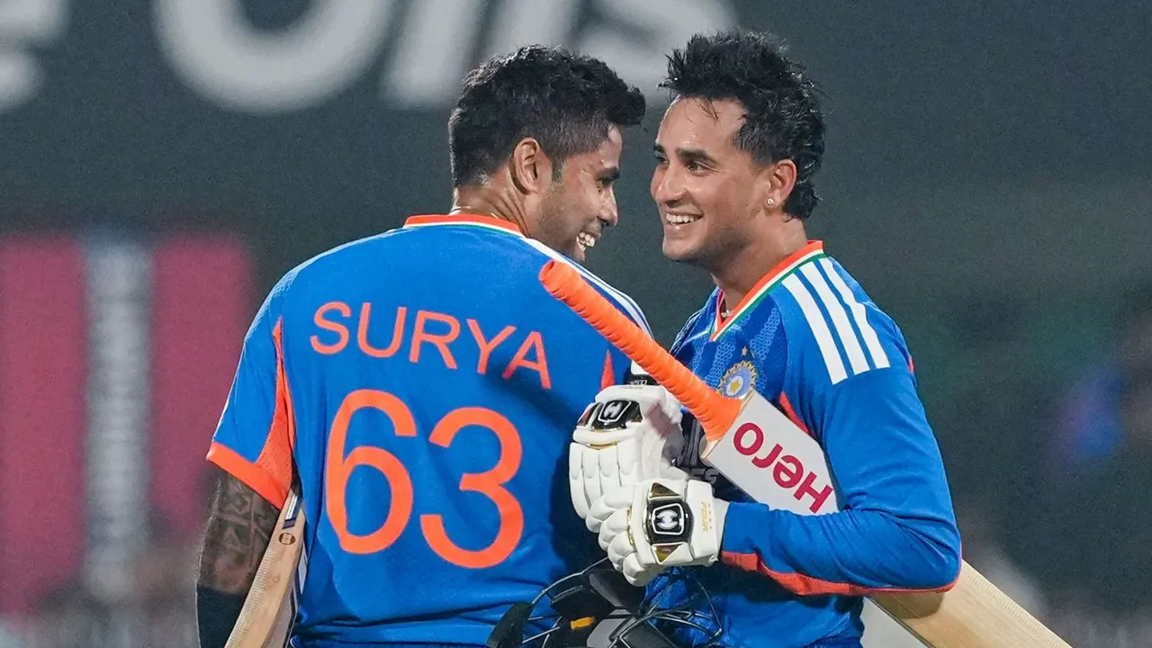 Suryakumar Yadav Abhishek Sharma India vs New Zealand