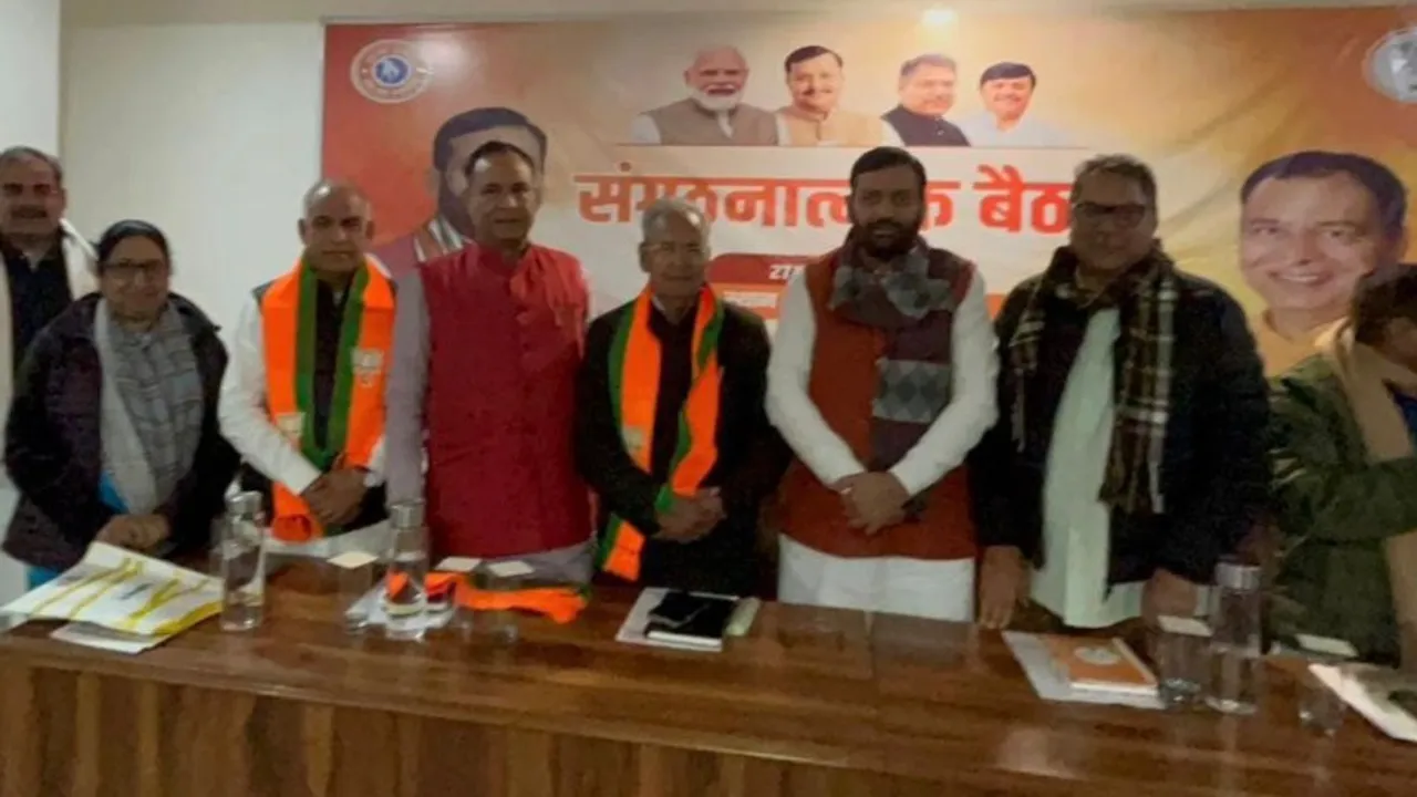 Ishwar Singh joins BJP in the presence of Haryana CM Nayab Singh Saini on Tuesday, Jan 27, 2026.