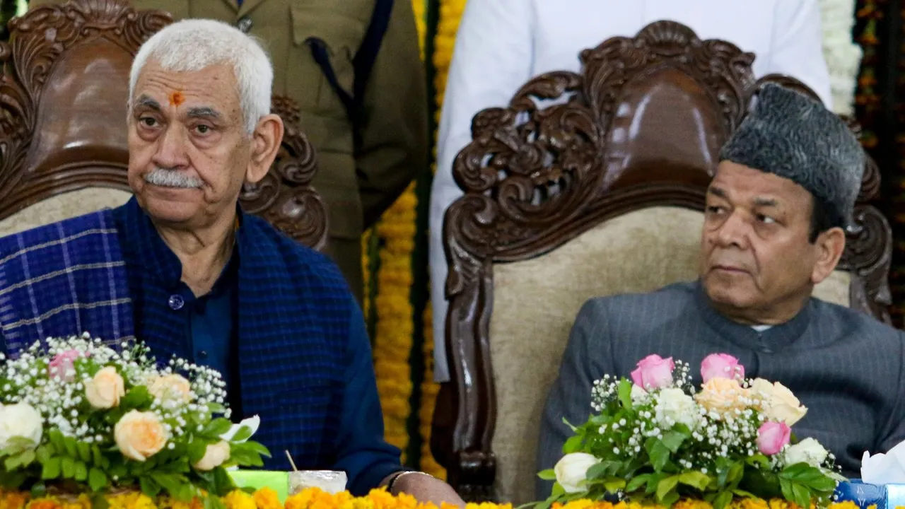 Manoj Sinha Abdul Rahim Rather Jammu And Kashmir budget session