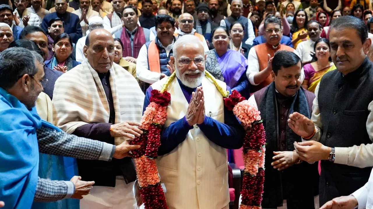 Narendra Modi NDA Parliamentary Meeting