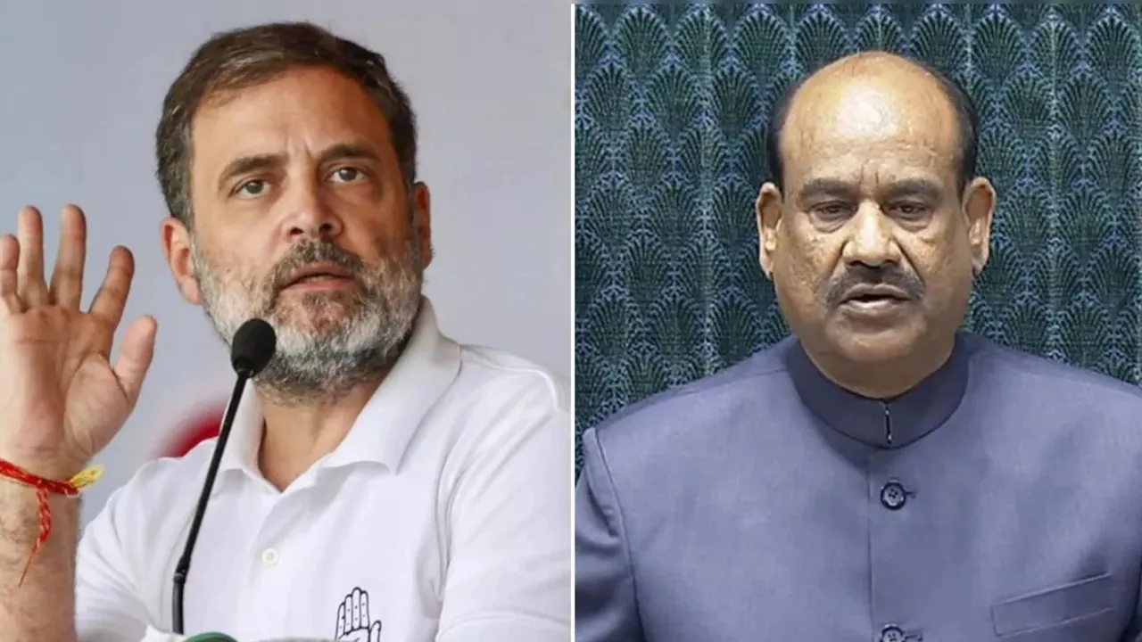 Rahul Gandhi Om Birla