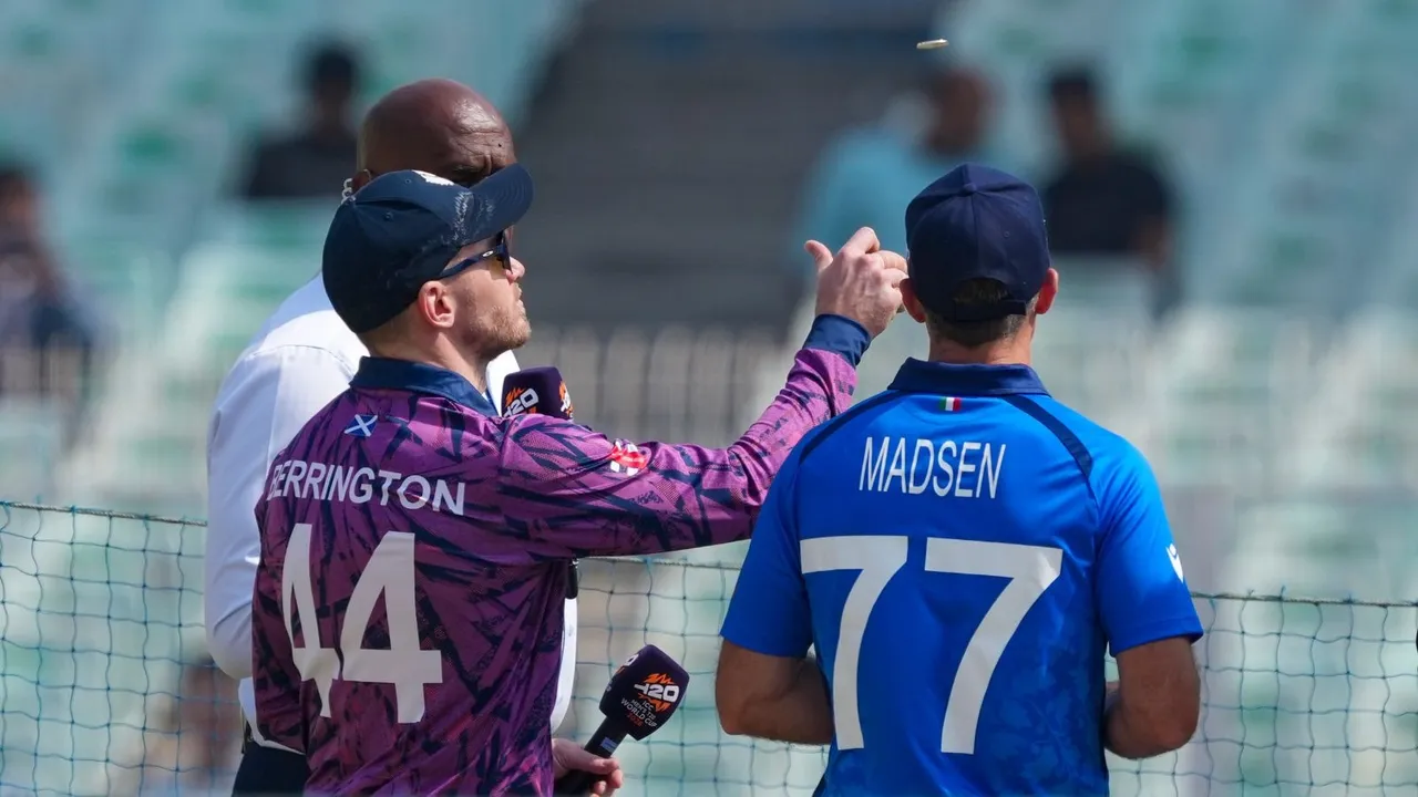 Richie Berrington Wayne Madsen T20 World Cup Scotland vs Italy