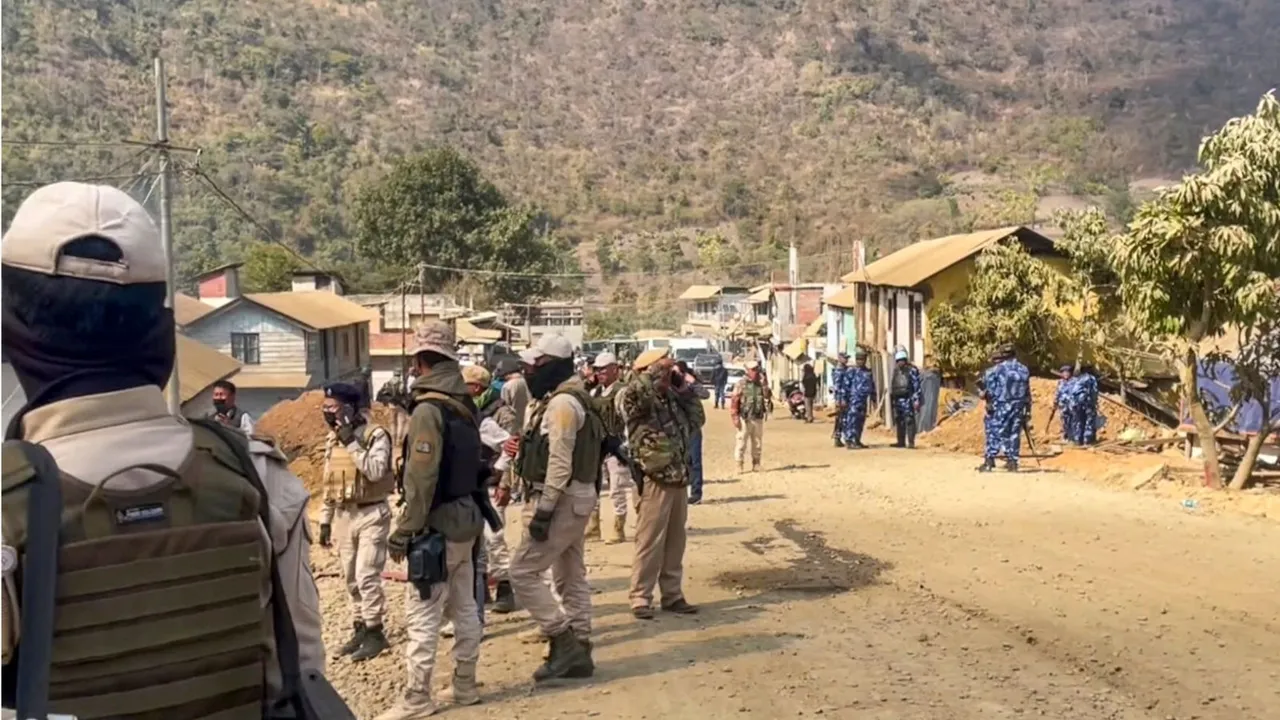 Manipur Violence Ukhrul Manipur Police Manipur Crisis Manipur Conflict Churachandpur