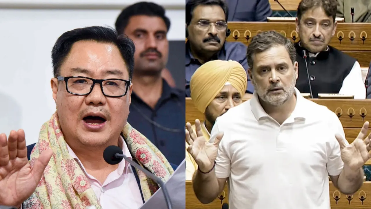 Kiren Rijiju Rahul Gandhi