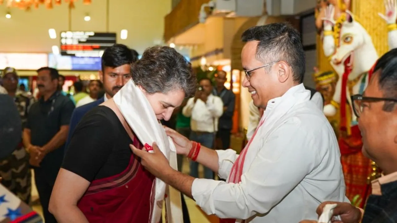 Priyanka Gandhi Gaurav Gogoi