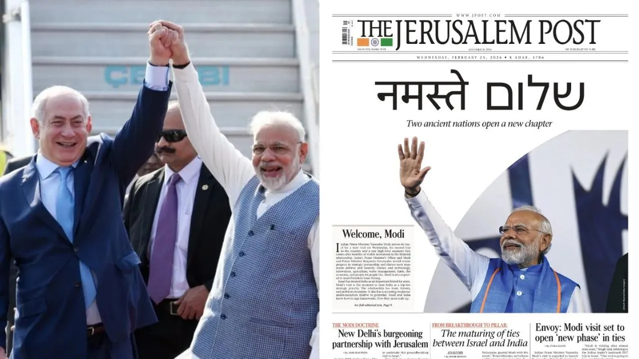 Israeli media hails Modi