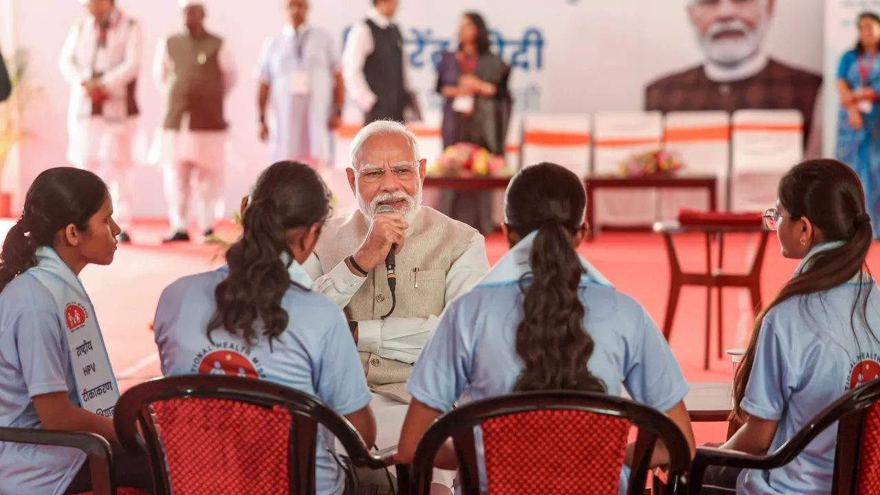 Narendra Modi HPV Vaccination Drive