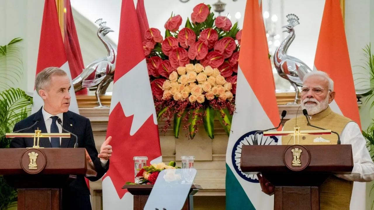 Narendra Modi Mark Carney India Canada