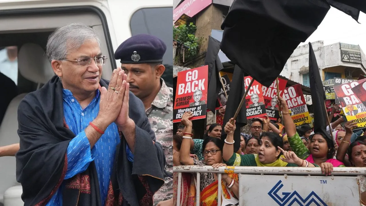 Gyanesh Kumar Protest in Bengal