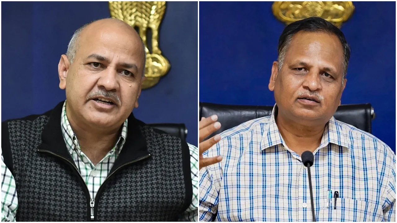 Manish Sisodia Satyendar Jain AAP Delhi