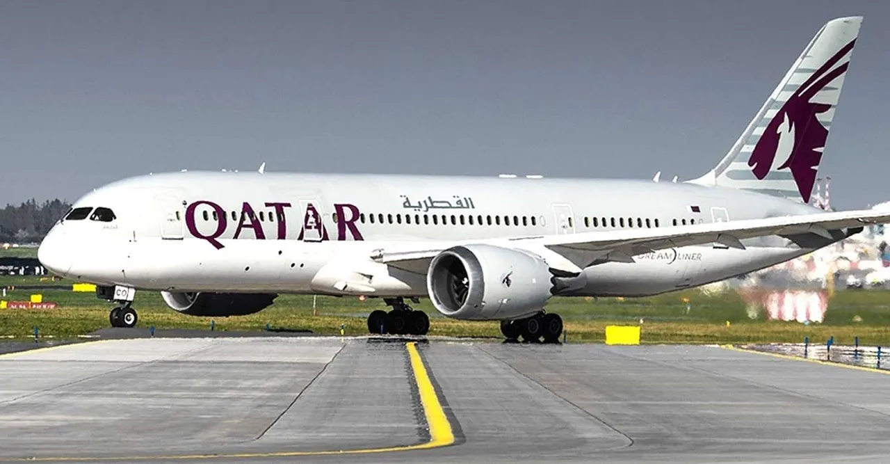 Qatar Airways flight