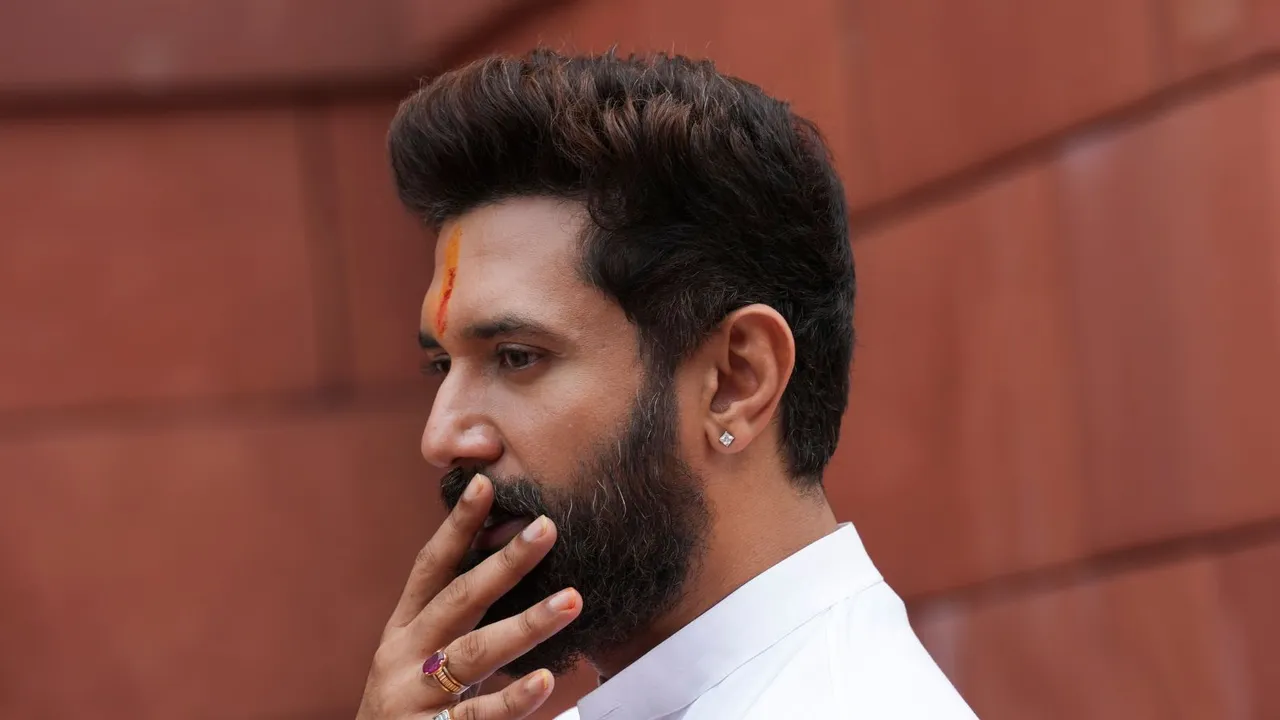 Union Minister and LJP (Ram Vilas) leader Chirag Paswan (File image)