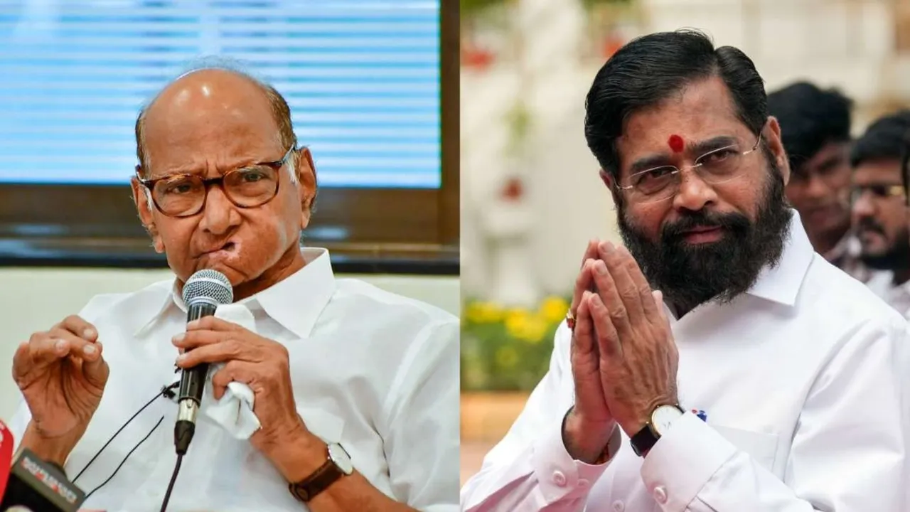 Sharad Pawar Eknath Shinde