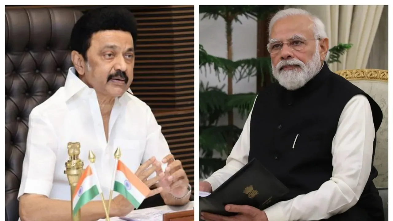 M K Stalin PM MODI