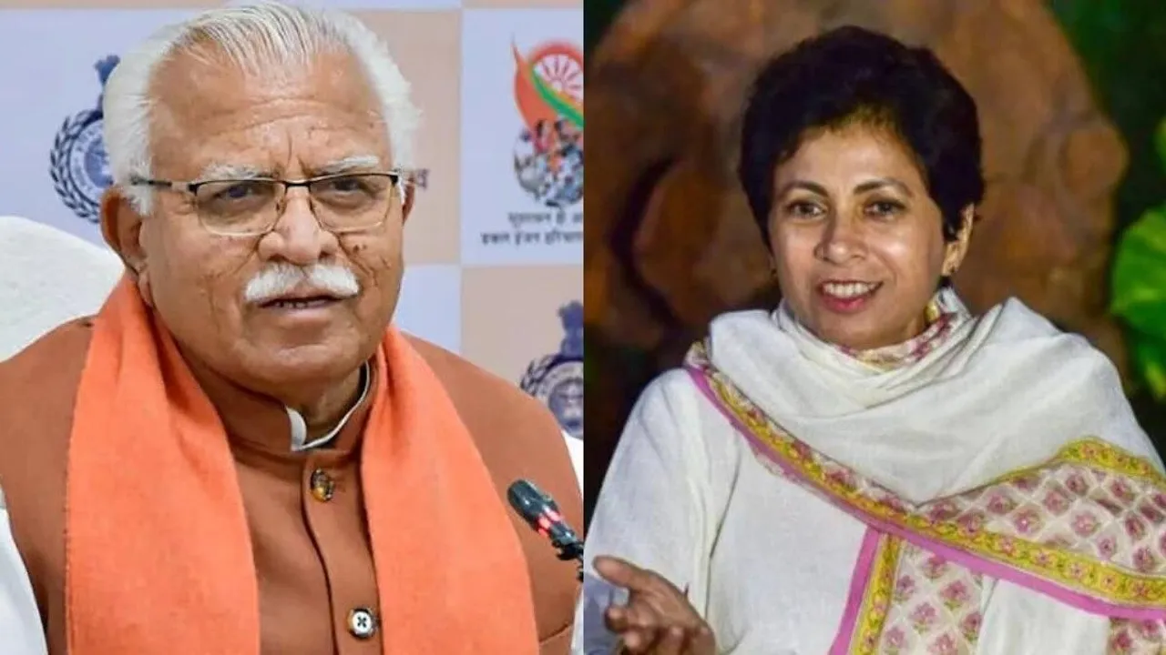Manohar Lal Khattar Kumari Selja