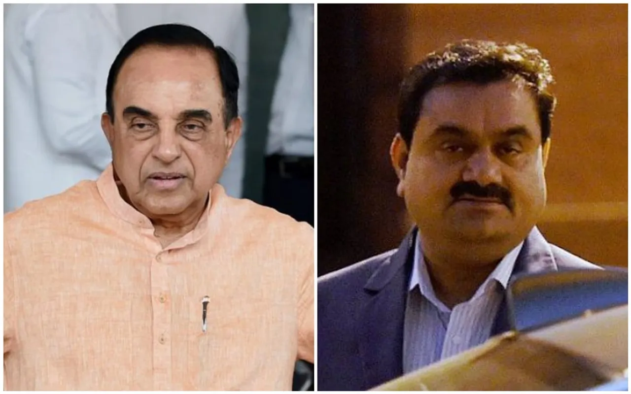 Gautam Adani Subramanian Swamy