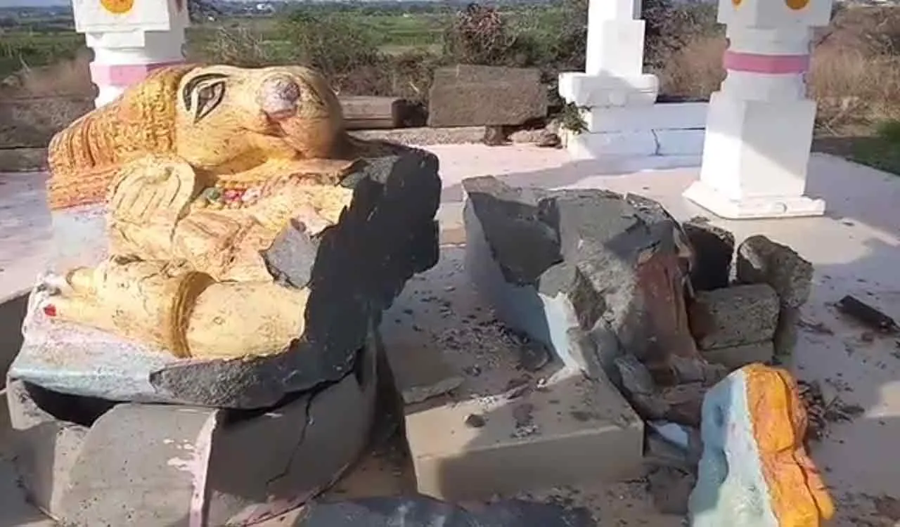 Ancient Vinayaka idol Guntur Andhra Pradesh