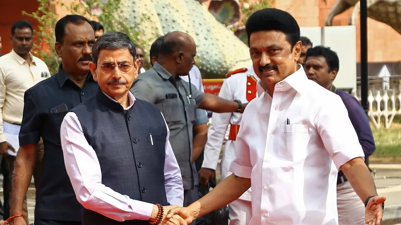 Tamil Nadu Governor R N Ravi M K Stalin
