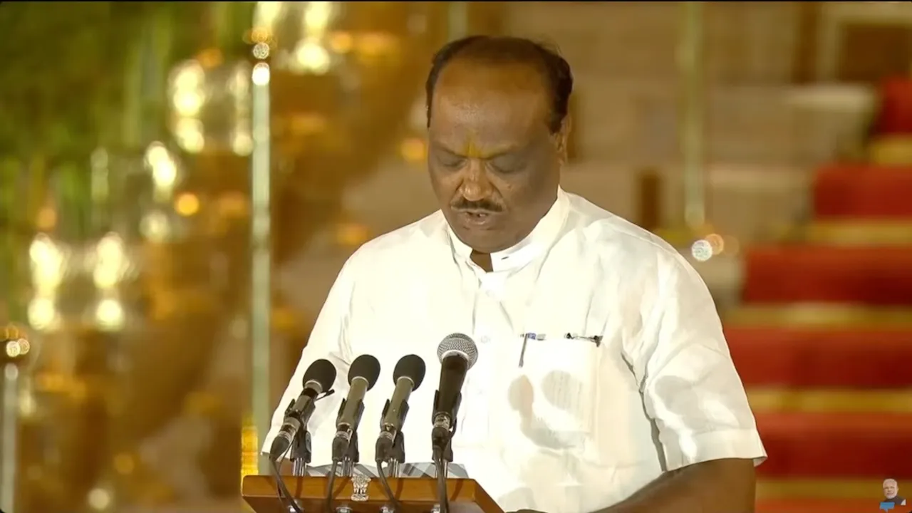 Durga Das Uikey takes oath as Union Cabinet Minister in the Modi Cabinet 2024