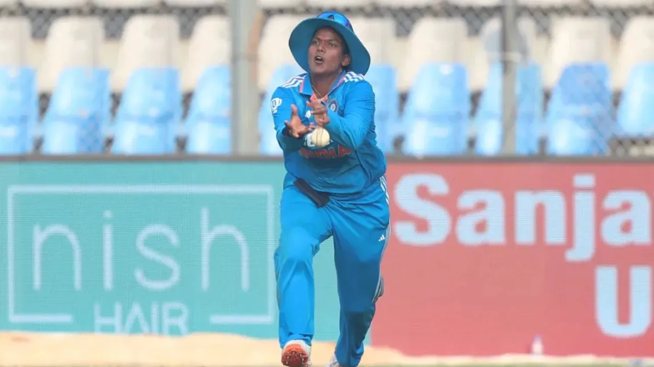 India Women's fielding