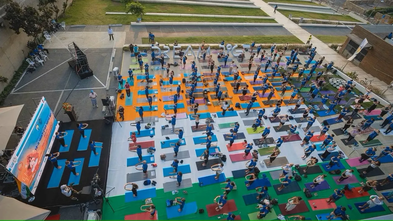 International Yoga Day in Tel Aviv