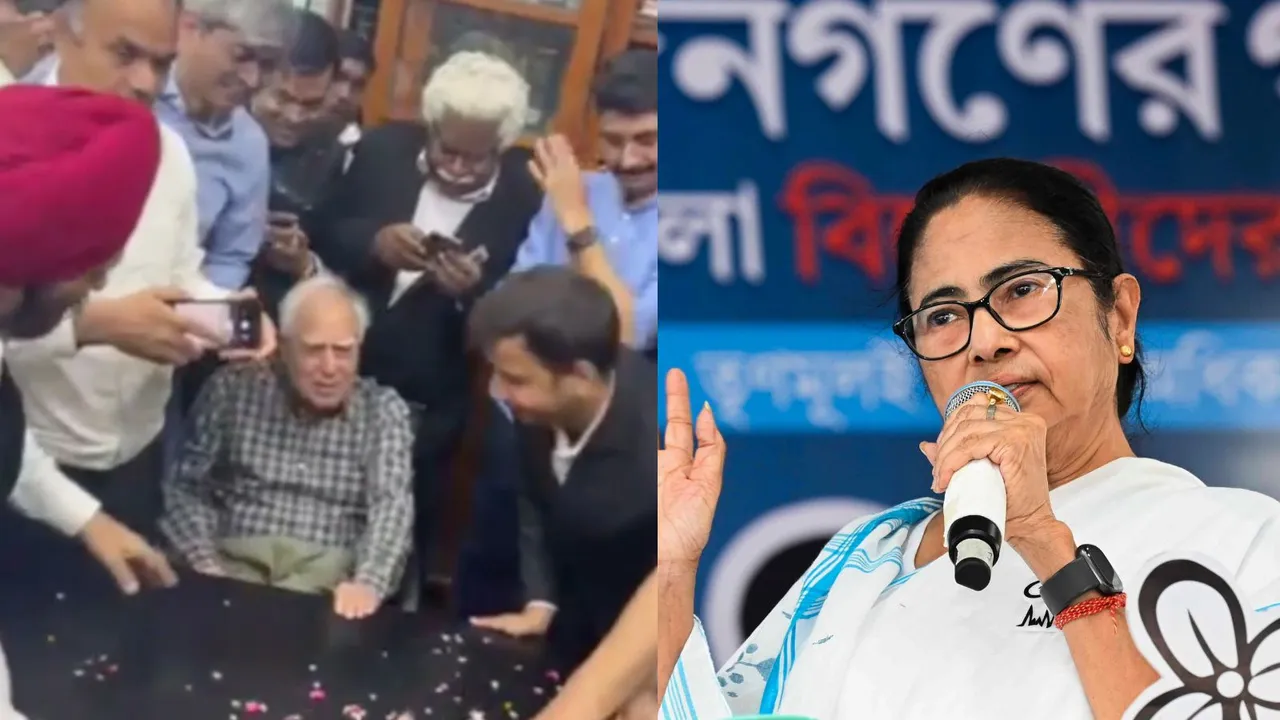 Kapil Sibal Mamata Banerjee