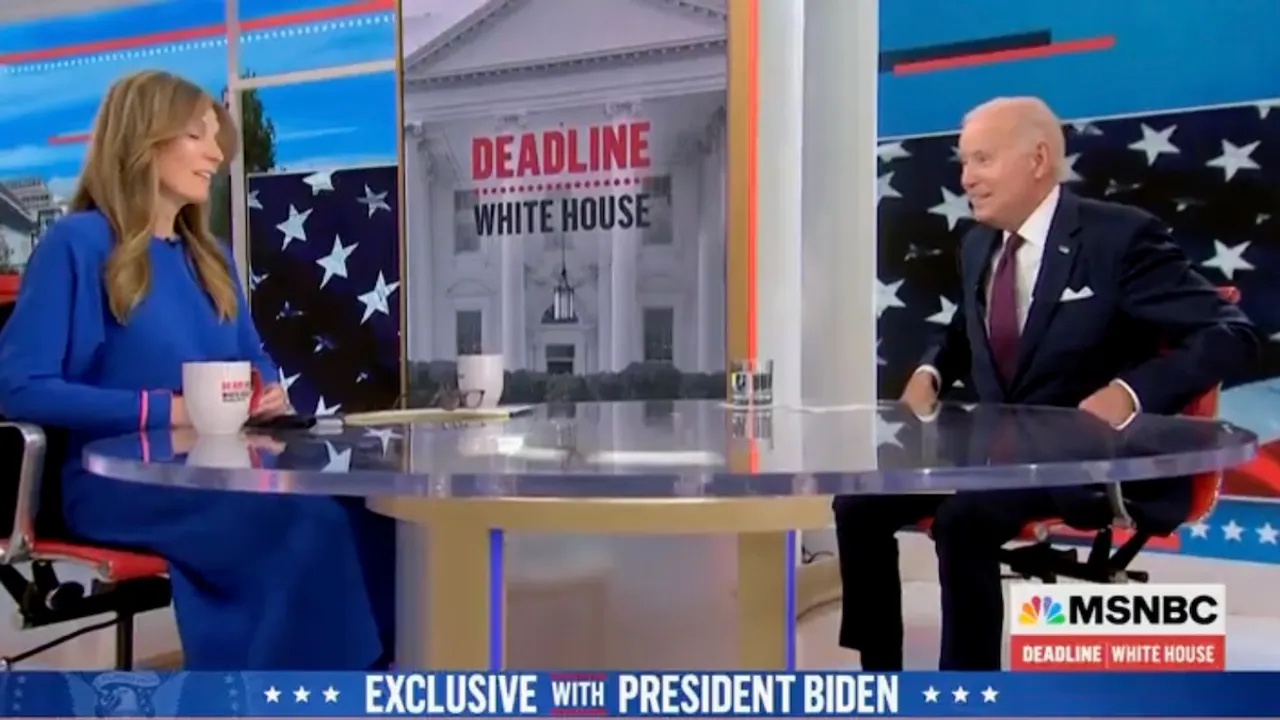 Joe Biden MSNBC interview