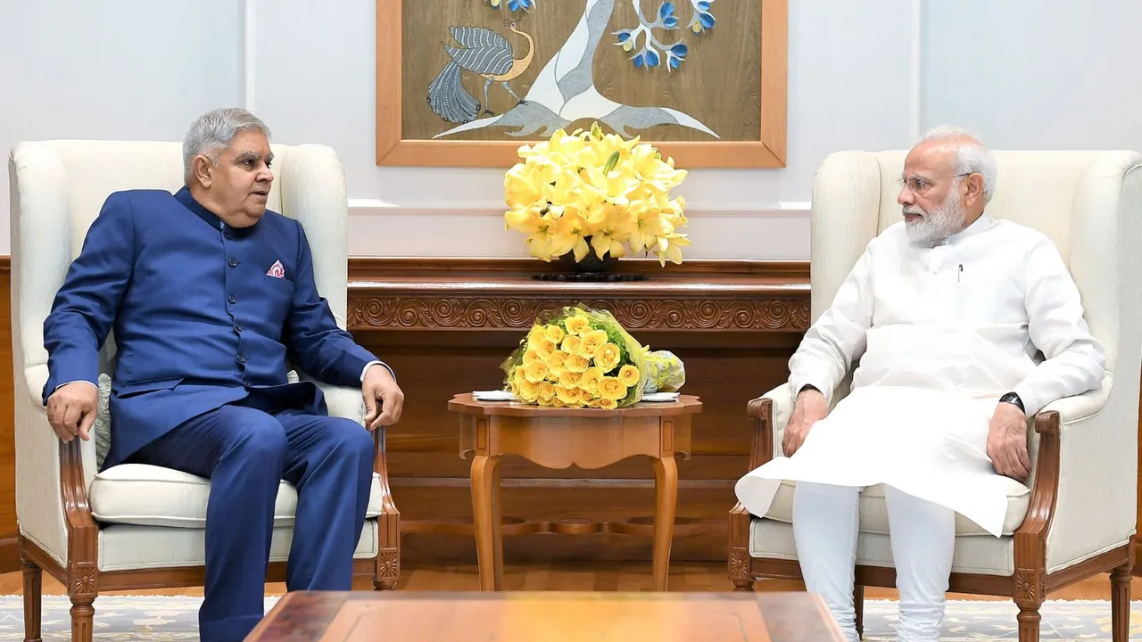 Jagdeep Dhankhar Narendra Modi