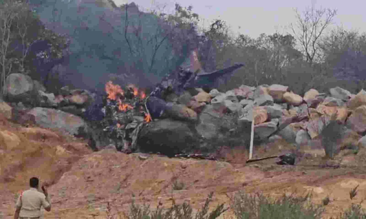 Trainer aircraft crashes in Telangana