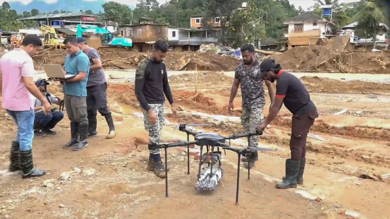 Wayanad Rescue Drones