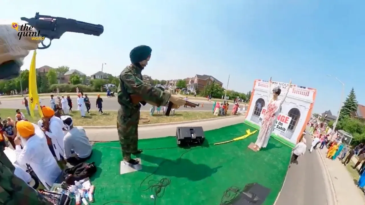 Indira Gandhi assassination float Canada