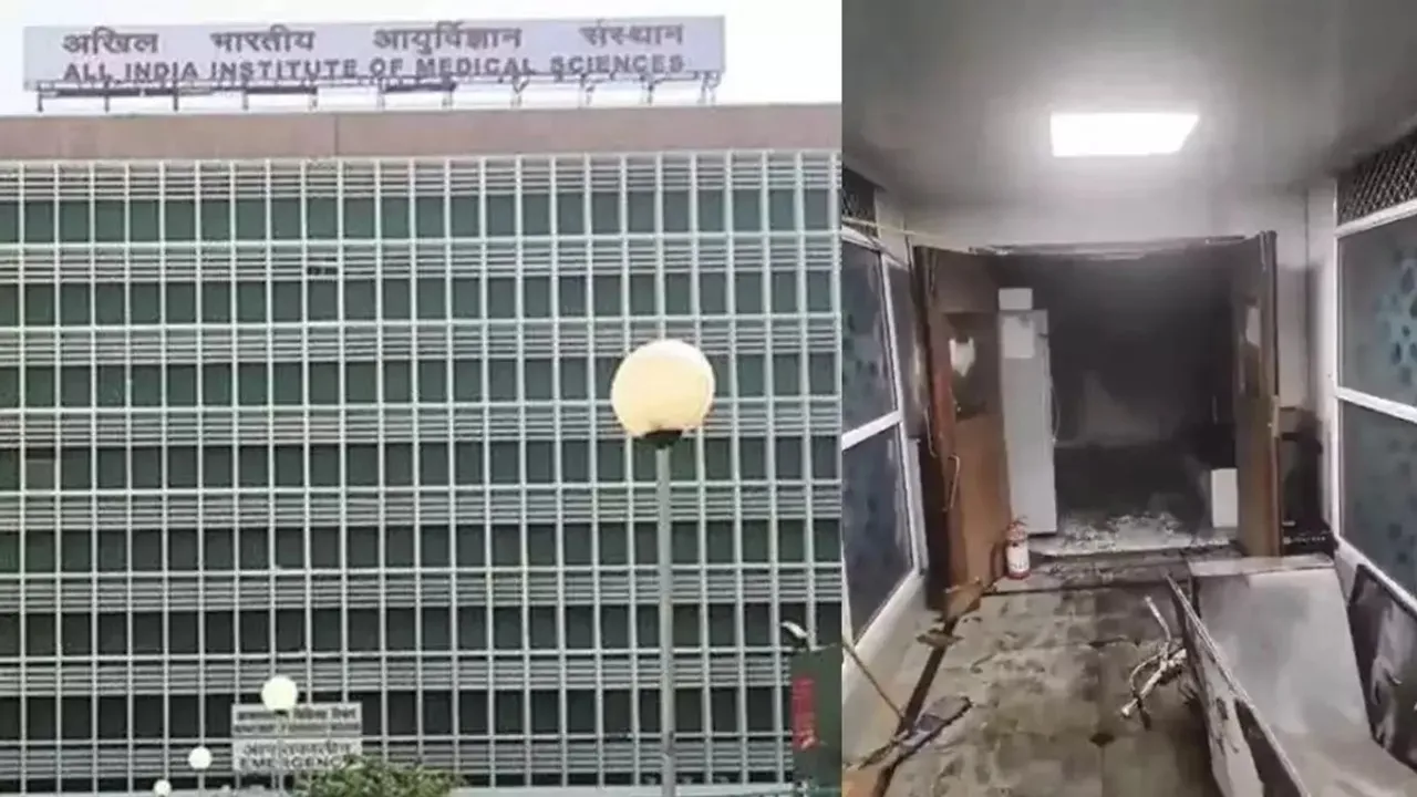 The fire broke out inside the director's office in the teaching block on the second floor.