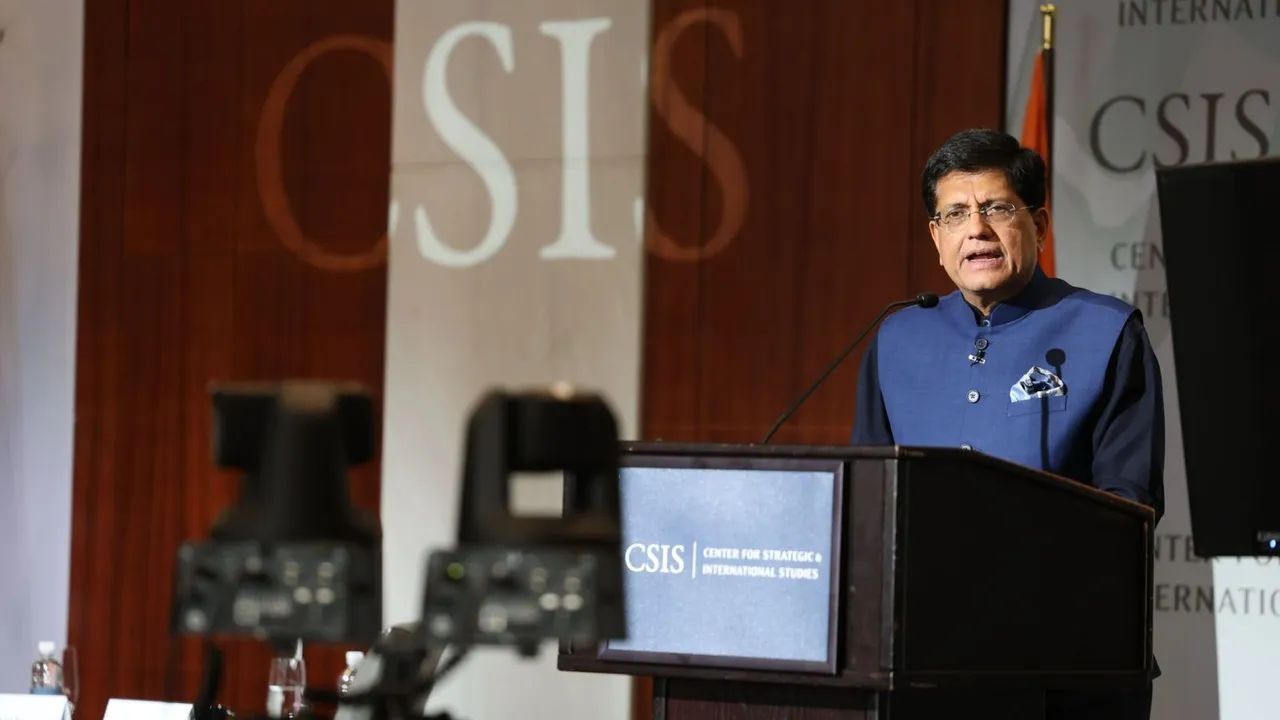 Commerce and Industry Minister Piyush Goyal in Washington DC